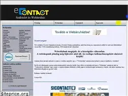 Sites similar to econtact.hu