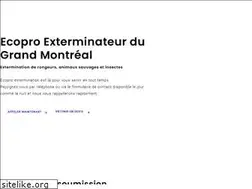 Sites similar to ecopro-extermination.com