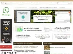 Sites similar to ecoregistros.org