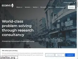 Sites similar to ecorys.com