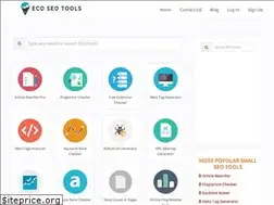 Sites similar to ecoseotools.com