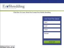 Sites similar to ecoshredding.com