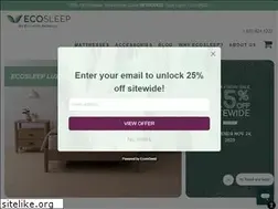 Sites similar to ecosleep.com