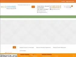 Sites similar to ecosound.ru