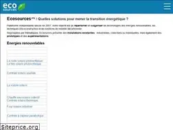 Sites similar to ecosources.org