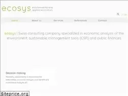 Sites similar to ecosys.com