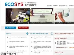 Sites similar to ecosys.gov.vn