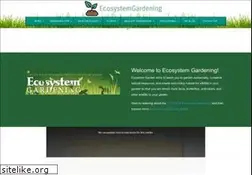 Sites similar to ecosystemgardening.com