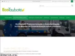 Sites similar to ecotaubate.com.br