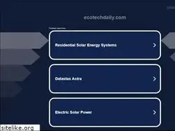 Sites similar to ecotechdaily.com