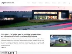 Sites similar to ecotherm.com