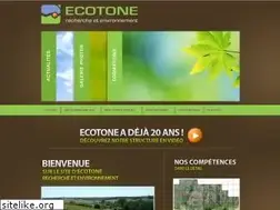 Sites similar to ecotone.fr