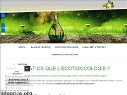 Sites similar to ecotoxicologie.fr