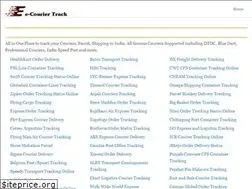 Sites similar to ecouriertrack.in