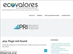 Sites similar to ecovalores.org