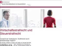 Sites similar to ecovis-wirtschaftsstrafrecht.de