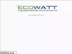 Sites similar to ecowattsolar.co.uk