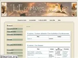 Sites similar to ecriptoire.org