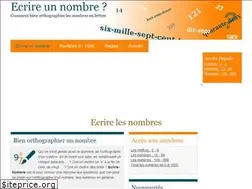 Sites similar to ecrire-nombre.com