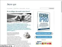 Sites similar to ecrire.pro