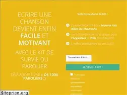 Sites similar to ecriredeschansons.fr