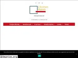 Sites similar to ecriture-digitale.com