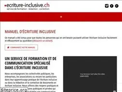 Sites similar to ecriture-inclusive.ch