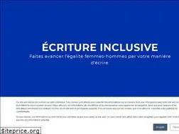 Sites similar to ecriture-inclusive.fr