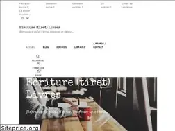 Sites similar to ecriture-livres.fr