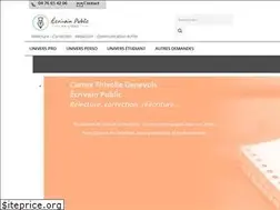 Sites similar to ecrivain-public-en-ligne.com