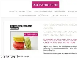 Sites similar to ecrivons.com
