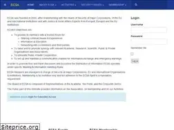 Sites similar to ecsa-eu.org