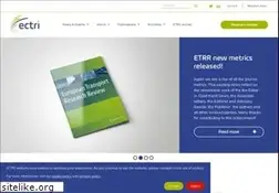 Sites similar to ectri.org