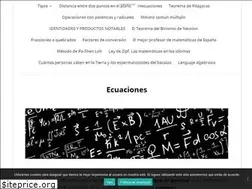 Sites similar to ecuaciones.online