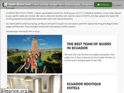 Sites similar to ecuadorboutiquetravel.com