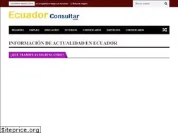 Sites similar to ecuadorconsultar.com