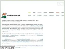 Sites similar to ecuadorexplorer.com