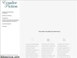 Sites similar to ecuadorfiction.com