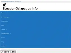 Sites similar to ecuadorgalapagosinfo.com