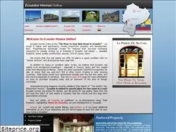 Sites similar to ecuadorhomesonline.com