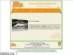 Sites similar to ecuadorianbuscharter.com