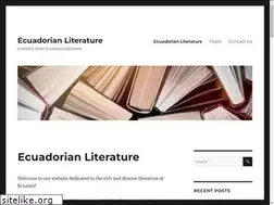 Sites similar to ecuadorianliterature.com