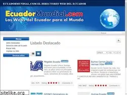 Sites similar to ecuadormundial.com