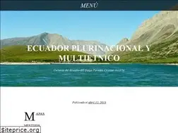 Sites similar to ecuadorplurinacionalute.wordpress.com