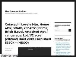 Sites similar to ecuadorrealestate.org