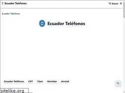 Sites similar to ecuadortelefonos.com