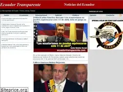 Sites similar to ecuadortransparente.com
