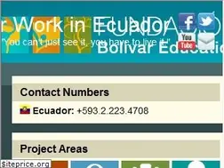 Sites similar to ecuadorvolunteers.org