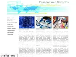 Sites similar to ecuadorwebservicios.com