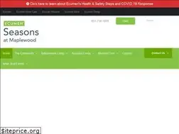 Sites similar to ecumenseasonsmaplewood.org